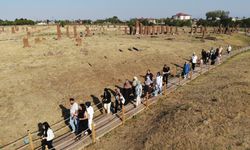 Ahlat'ın Selçuklu Meydan Mezarlığı'na yoğun ilgi