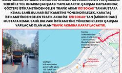 İzmirliler dikkat! O yol akşam saatlerinde trafiğe kapalı olacak