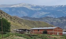 Oltu’da Kırdağı beyaza büründü