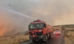 Tire'de yangın paniği