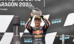 Deniz Öncü, Moto2'de ilk podyumunu Aragon'da kazandı