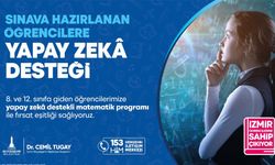 İzmir'de sınava hazırlanan öğrencilere yapay zeka desteği