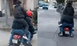 Motosiklette yer yok diye sürücünün omzuna çıkmıştı: Cezası belli oldu