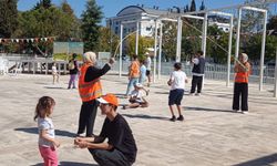 Muğla Kültür ve Sanat Şenliği'nde oyunlar çocukları teknolojiden uzaklaştırdı