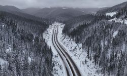 Ilgaz Dağı'nda kar yağışı etkisini arttırdı