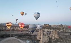 Kapadokya’da sıcak hava balonu turizmi rekor kırdı