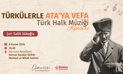 Bornova'da Ata'ya vefa konseri: Türk Halk Müziği Korosu Atatürk'ü anıyor