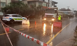 Nazilli’de sağanak yağış heyelan riskine yol açtı: Yollar kapatıldı