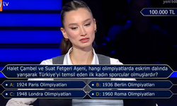 Halet Çambel ve Suat Fetgeri Aseni hangi olimpiyatlarda eskrim dalında Türkiye'yi temsil eden ilk kadın sporcudur?