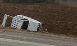 Kontrolden çıkan araç şarampole uçtu: 1 yaralı