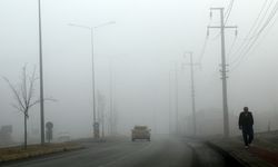 Erzincan’da sis ve soğuk hava, sabah trafiğini etkiledi