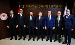 AK Parti İl Başkanı Aydemir ve heyeti, Bakan Yumaklı’yı ziyaret etti