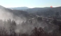 Kırkdilim Geçidi'nde sis denizi görüntüleri oluştu