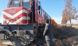 Karkamış’a yük treni seferleri başladı, ilçe halkı sevinçle karşıladı