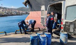 Dikili’de 600 kilogram deniz patlıcanı kaçak avlanmıştı: Denize geri bırakıldı!