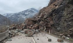 Ordu'da büyük heyelan! Üç ilçeye ulaşım durdu