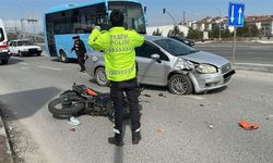 Kütahya'da korkunç kaza: Motosiklet sürücüsü ağır yaralandı!