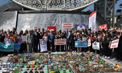 23 Nisan'a özel lego şehri: 75 bin parça ile çocuklar hayallerini gerçekleştirdi!