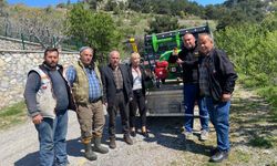 Güzelbahçe’de çiftçilere büyük destek: İlaçlama makineleri hediye edildi!