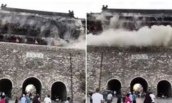 Tarihi Mingzhongdu Davul Kulesi restorasyon sonrası çöktü, yetkililer inceleme başlattı!