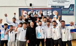 Atatürk Üniversitesi, Üniversitelerarası Güreş Türkiye Şampiyonası'nda zirvede