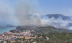 Karaburun’daki orman yangını kontrol altına alındı