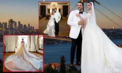 Suudi milyarder Adnan Kaşıkçı’nın yeğeni Çırağan Sarayı’nda muhteşem bir törenle evlendi