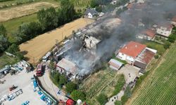 Bolu'daki fabrika yangını kontrol altına alındı