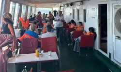 200 yolcuyu taşıyan feribotta yangın çıktı!