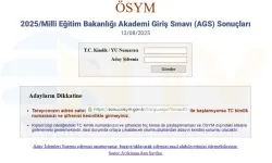 2025 AGS sonuçları açıklandı! 2025 Akademi Giriş Sınavı sonuçları | 2025-AGS sonuçlarına nereden ve nasıl ulaşılır?