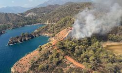 Fethiye Katrancı Koyu’nda korkutan orman yangını
