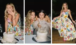Kardeşiyle pasta kesti, annesiyle dans etti! Hadise, tüm yorgunluğunu bu partide geride bıraktı