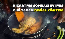 Açık mutfakta bile işe yarıyor! Lokantacıların gizli tüyosu: Kızartma sonrası evi mis gibi yapan doğal yöntem