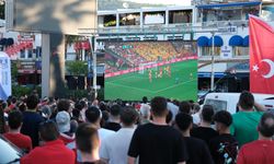 A Milli Takım Avustralya maçında Bodrum tek yürek oldu!