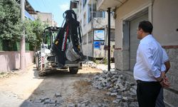 Başkan Eşki sözünü tuttu! 282 tane sokakta kilit parke taşları kaldırılıyor