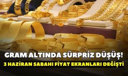 Gram altında sürpriz düşüş! 3 Haziran sabahı fiyat ekranları değişti