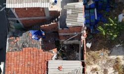 Konak’ta dron destekli baskın! Operasyonda firari hükümlüler yakalandı