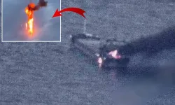 Karadeniz'de yük gemisine saldırı! Dron saldırısı sonrası yangın çıktı