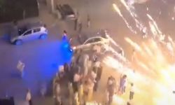İzmir'de korku dolu anlar! Nişan kabusa döndü, havai fişek davetlilerin arasına düştü