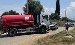 İzmir'de feci kaza! Vidanjör ile otomobil çarpıştı: 1 yaralı