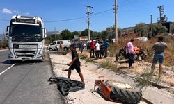 Milas'ta can pazarı! Tırın çarptığı traktördeki 2 kişi kurtarılamadı