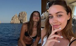 Afra Saraçoğlu tatil pozlarıyla gündem oldu! Ünlü oyuncunun bikinili kareleri çok beğenildi
