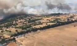 Arazide başlayan yangın ormana sıçradı! Havadan ve karadan müdahale sürüyor