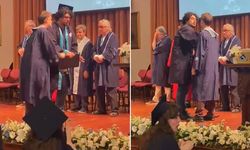 Boğaziçi Üniversitesi mezuniyetinde gergin anlar! Diploma krizi kameralara yansıdı