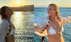 Ceyda Düvenci fit görünümüyle dikkat çekti! Tatil pozlarıyla gündem oldu