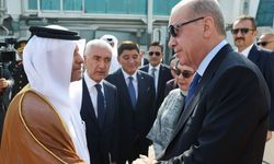 Cumhurbaşkanı Erdoğan Katar'da! Ziyaretinden ilk görüntü geldi