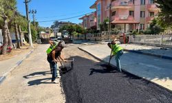 Foça’da bir cadde daha modern hale getiriliyor