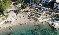Karaburun'un mavi bayraklı sakin cenneti: Denizi cam gibi olan plaj, turkuaz ve tertemiz denizi ile büyülüyor