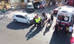 İzmir-Çanakkale yolunda korkutan kaza! 4 araç birbirine girdi