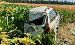 Kargo kamyonu otomobile çarptı! 5 kişi yaralandı, yükler yola savruldu